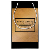 Elegant Koper Kaars Bedrijf V4 Klein Cadeauzakje (Achterkant)