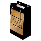 Elegant Koper Kaars Bedrijf V4 Klein Cadeauzakje (Achterkant Gekanteld)