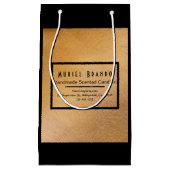 Elegant Koper Kaars Bedrijf V4 Klein Cadeauzakje (Voorkant)