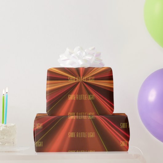 Elegant koper metallisch patroon prachtig stijlvol cadeaupapier (Feestgeschenken)