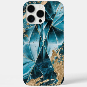 Elegant koper   Vrouwelijk opulent Blauwgroen goud iPhone 16 Pro Max Hoesje