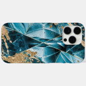 Elegant koper | Vrouwelijk opulent Blauwgroen goud Case-Mate iPhone Case (Achterkant (horizontaal))