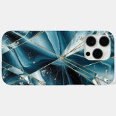 Elegant koper | Vrouwelijk Opulent Blauwgroen Goud Case-Mate iPhone Case (Achterkant (horizontaal))