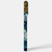 Elegant koper | Vrouwelijk Opulent Blauwgroen Goud Case-Mate iPhone Case (Achterkant / Rechts)
