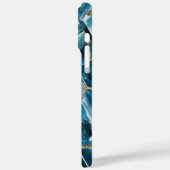 Elegant koper | Vrouwelijk opulent Blauwgroen goud Case-Mate iPhone Case (Achterkant / Links)