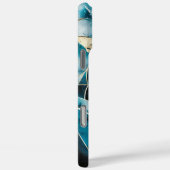 Elegant koper | Vrouwelijk Opulent Blauwgroen Goud Case-Mate iPhone Case (Achterkant / Rechts)