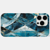 Elegant koper | Vrouwelijk Opulent Blauwgroen Goud Case-Mate iPhone Case (Achterkant (horizontaal))