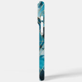 Elegant koper | Vrouwelijk Opulent Blauwgroen Goud Case-Mate iPhone Case (Achterkant / Links)