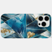 Elegant koper | Vrouwelijk Opulent Blauwgroen Goud Case-Mate iPhone Case (Achterkant (horizontaal))