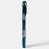 Elegant koper | Vrouwelijk opulent Blauwgroen goud Case-Mate iPhone Case (Achterkant / Rechts)
