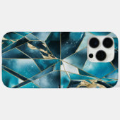 Elegant koper | Vrouwelijk Opulent Blauwgroen Goud Case-Mate iPhone Case (Achterkant (horizontaal))