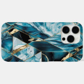Elegant koper | Vrouwelijk Opulent Blauwgroen Goud Case-Mate iPhone Case (Achterkant (horizontaal))
