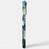 Elegant koper | Vrouwelijk Opulent Blauwgroen Goud Case-Mate iPhone Case (Achterkant / Rechts)