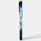 Elegant koper | Vrouwelijk Opulent Blauwgroen Goud Case-Mate iPhone Case (Achterkant / Links)