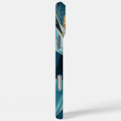 Elegant koper | Vrouwelijk opulent Blauwgroen goud Case-Mate iPhone Case (Achterkant / Rechts)