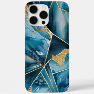 Elegant koper Vrouwelijk Opulent Blauwgroen Goud iPhone 16 Pro Max Hoesje