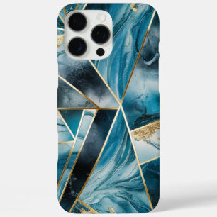 Elegant koper   Vrouwelijk opulent Blauwgroen goud iPhone 16 Pro Max Hoesje