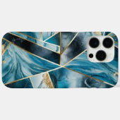 Elegant koper | Vrouwelijk opulent Blauwgroen goud Case-Mate iPhone Case (Achterkant (horizontaal))