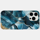 Elegant koper | Vrouwelijk opulent Blauwgroen goud Case-Mate iPhone Case (Achterkant (horizontaal))