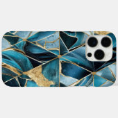 Elegant koper | Vrouwelijk Opulent Blauwgroen Goud Case-Mate iPhone Case (Achterkant (horizontaal))