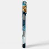 Elegant koper | Vrouwelijk Opulent Blauwgroen Goud Case-Mate iPhone Case (Achterkant / Rechts)