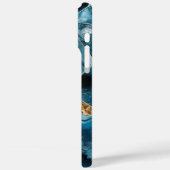 Elegant koper | Vrouwelijk Opulent Blauwgroen Goud Case-Mate iPhone Case (Achterkant / Links)