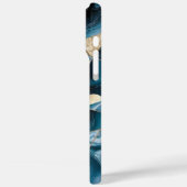 Elegant koper | Vrouwelijk Opulent Blauwgroen Goud Case-Mate iPhone Case (Achterkant / Links)