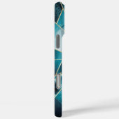 Elegant koper | Vrouwelijk Opulent Blauwgroen Goud Case-Mate iPhone Case (Achterkant / Rechts)