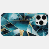 Elegant koper | Vrouwelijk Opulent Blauwgroen Goud Case-Mate iPhone Case (Achterkant (horizontaal))