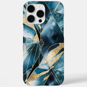Elegant koper   Vrouwelijk Opulent Blauwgroen Goud iPhone 16 Pro Max Hoesje