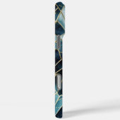 Elegant koper | Vrouwelijk Opulent Blauwgroen Goud Case-Mate iPhone Case (Achterkant / Rechts)