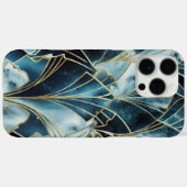 Elegant koper | Vrouwelijk Opulent Blauwgroen Goud Case-Mate iPhone Case (Achterkant (horizontaal))