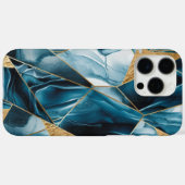 Elegant koper | Vrouwelijk Opulent Blauwgroen Goud Case-Mate iPhone Case (Achterkant (horizontaal))