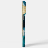 Elegant koper | Vrouwelijk Opulent Blauwgroen Goud Case-Mate iPhone Case (Achterkant / Rechts)
