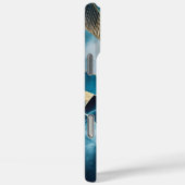 Elegant koper | Vrouwelijk Opulent Blauwgroen Goud Case-Mate iPhone Case (Achterkant / Rechts)
