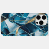 Elegant koper | Vrouwelijk Opulent Blauwgroen Goud Case-Mate iPhone Case (Achterkant (horizontaal))