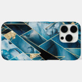 Elegant koper | Vrouwelijk Opulent Blauwgroen Goud Case-Mate iPhone Case (Achterkant (horizontaal))