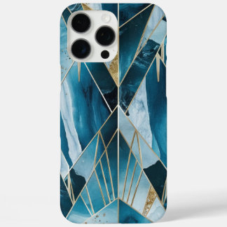 Elegant koper | Vrouwelijk opulent Blauwgroen goud iPhone 16 Pro Max Hoesje