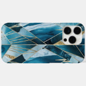 Elegant koper | Vrouwelijk opulent Blauwgroen goud Case-Mate iPhone Case (Achterkant (horizontaal))