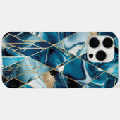 Elegant koper | Vrouwelijk Opulent Blauwgroen Goud Case-Mate iPhone Case (Achterkant (horizontaal))