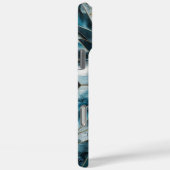 Elegant koper | Vrouwelijk opulent Blauwgroen goud Case-Mate iPhone Case (Achterkant / Rechts)