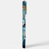 Elegant koper | Vrouwelijk Opulent Blauwgroen Goud Case-Mate iPhone Case (Achterkant / Rechts)
