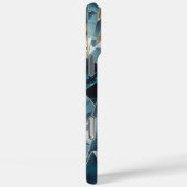 Elegant koper | Vrouwelijk opulent Blauwgroen goud Case-Mate iPhone Case (Achterkant / Rechts)