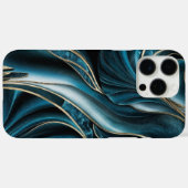 Elegant koper | Vrouwelijk opulent Blauwgroen goud Case-Mate iPhone Case (Achterkant (horizontaal))