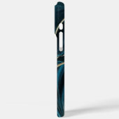 Elegant koper | Vrouwelijk opulent Blauwgroen goud Case-Mate iPhone Case (Achterkant / Links)