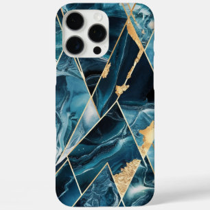 Elegant koper   Vrouwelijk Opulent Blauwgroen Goud iPhone 16 Pro Max Hoesje