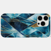 Elegant koper | Vrouwelijk opulent Blauwgroen goud Case-Mate iPhone Case (Achterkant (horizontaal))