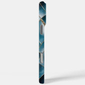 Elegant koper | Vrouwelijk opulent Blauwgroen goud Case-Mate iPhone Case (Achterkant / Rechts)