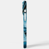 Elegant koper | Vrouwelijk Opulent Blauwgroen Goud Case-Mate iPhone Case (Achterkant / Links)