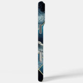 Elegant koper | Vrouwelijk Opulent Blauwgroen Goud Case-Mate iPhone Case (Achterkant / Rechts)